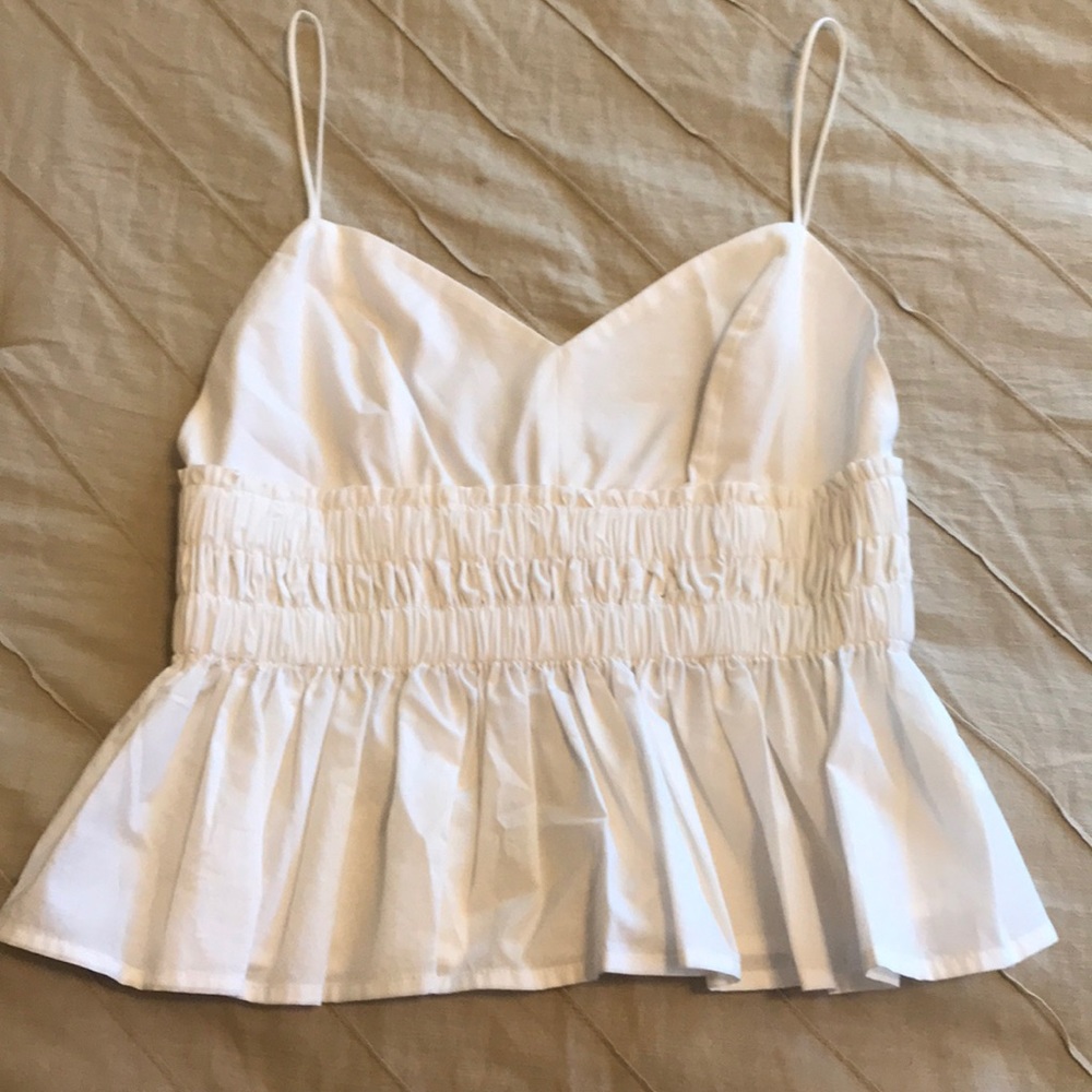 Express Cropped Peplum top